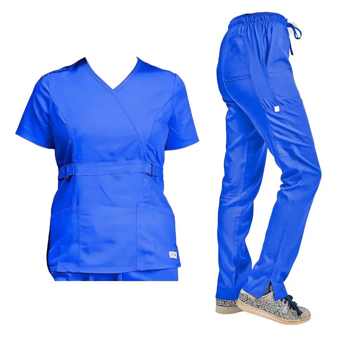 Conjunto Polera Y Pantalón Clinico Azul Real | Royal Blue 4