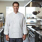 Chaqueta De Cocina Chef Botón Seguridad - Miniatura 2