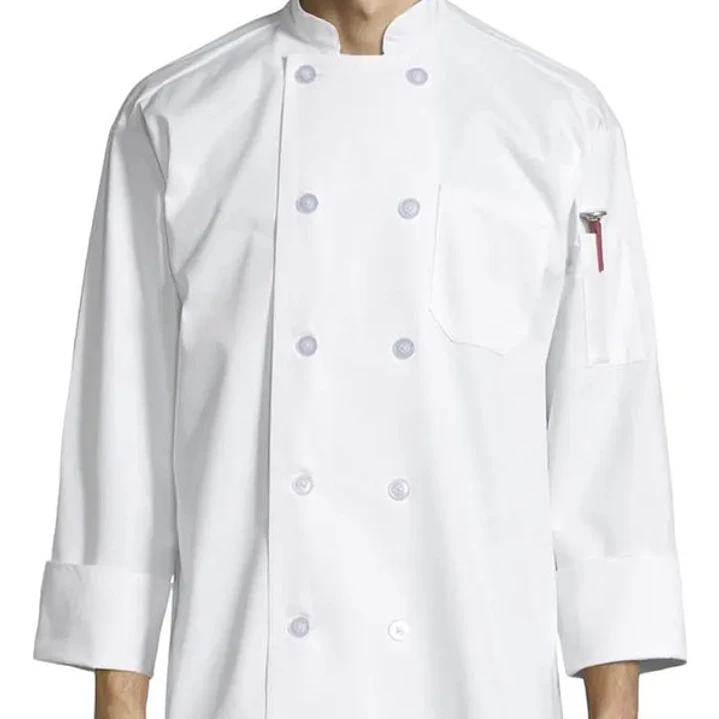 Chaqueta De Cocina Chef Botón Seguridad 4