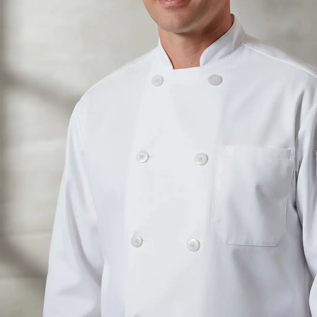 Chaqueta De Cocina Chef Botón Seguridad 6