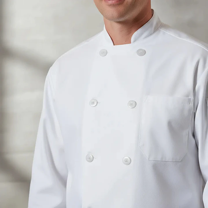 Chaqueta De Cocina Chef Botón Seguridad 6