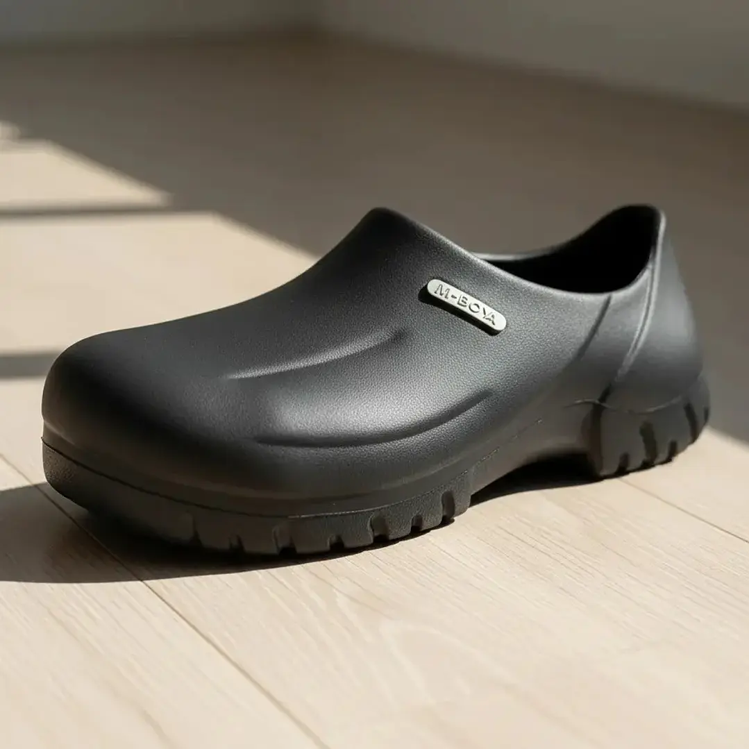 Zapato Zueco Antideslizante Cocina De Seguridad Punta Acero 1
