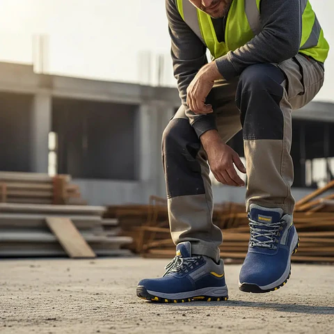 Zapatos De Seguridad Punta De Acero Trabajo Unisex