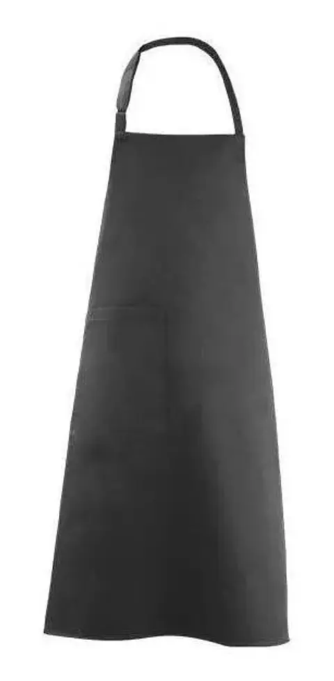 Pack 3 Pecheras O Delantal Negro Chef Con Bolsillo