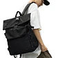 Mochila Urbana Negra Porta Notebook Hebilla Unisex - Miniatura 1