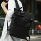 Mochila Urbana Negra Porta Notebook Hebilla Unisex - Miniatura 4