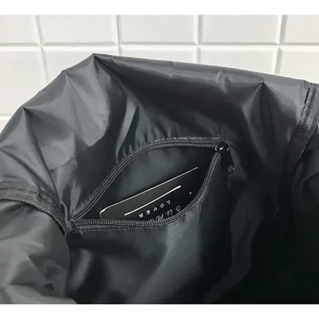 Mochila Urbana Negra Porta Notebook Hebilla Unisex 8