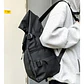 Mochila Urbana Negra Porta Notebook Hebilla Unisex - Miniatura 10