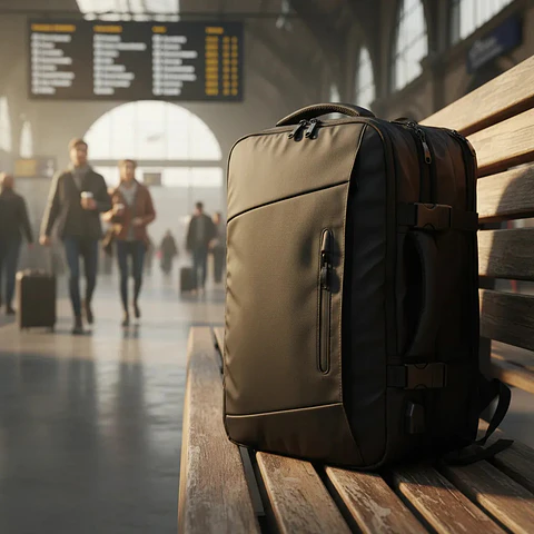 Mochila Maleta Carry On Impermeable Expansible 38l Usb