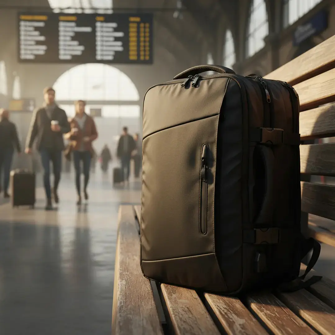 Mochila Maleta Carry On Impermeable Expansible 38l Usb 1