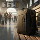 Mochila Maleta Carry On Impermeable Expansible 38l Usb - Miniatura 1