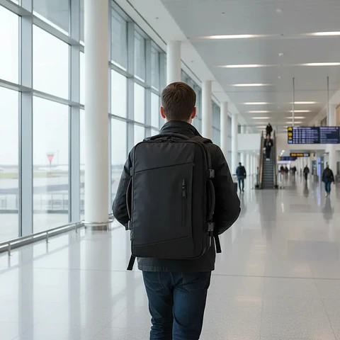 Mochila Maleta Carry On Impermeable Expansible 38l Usb