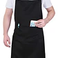 Pack 10 Pecheras Chef Outfitters Con Bolsillo Negro - Miniatura 2