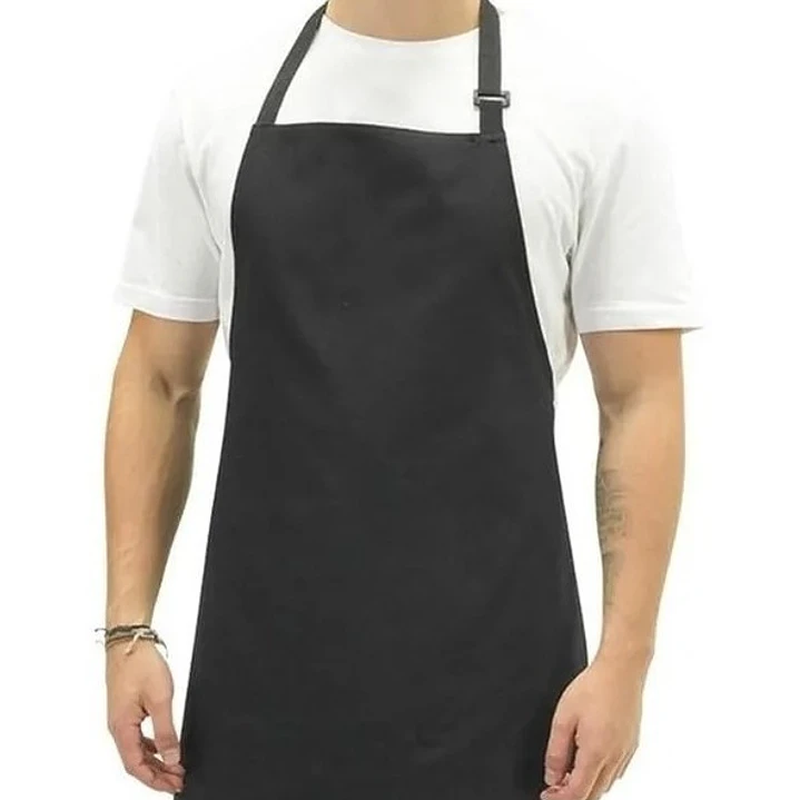 Pack 5 Pecheras Chef Outfitters Con Bolsillo Negro 1