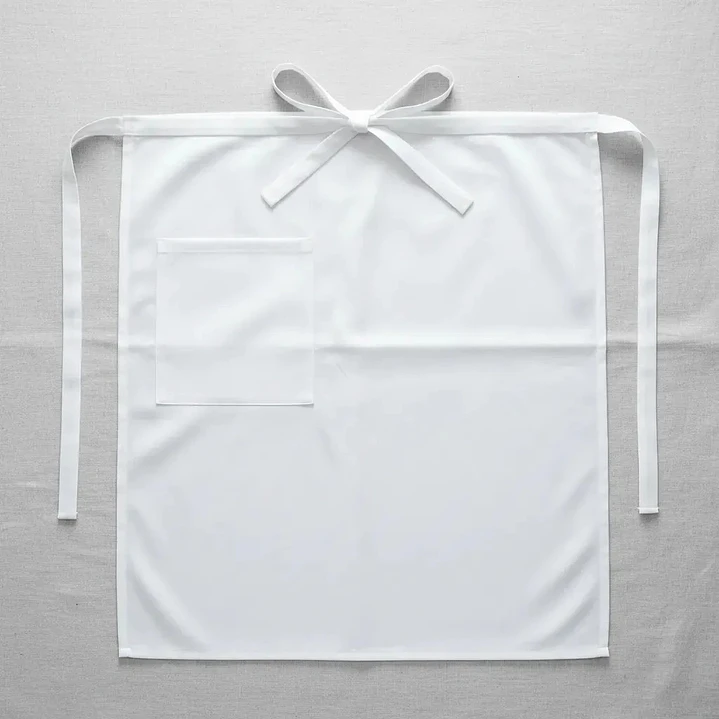 Pack 10 Mandiles Clásicos De Cocina Blanco 1