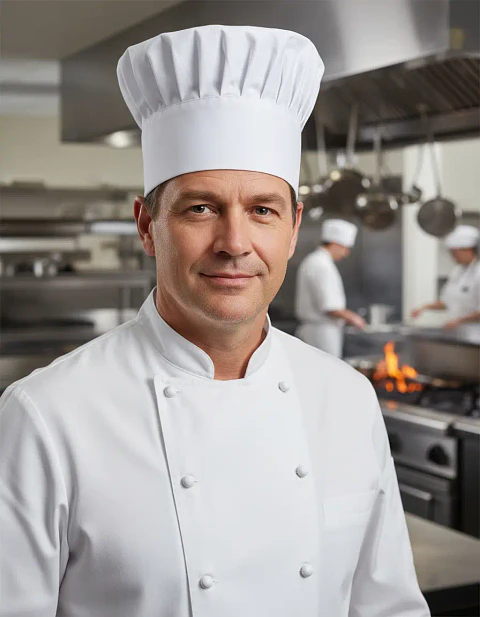 Pack X 4 Gorros De Chef O Cocina Blanco Chef