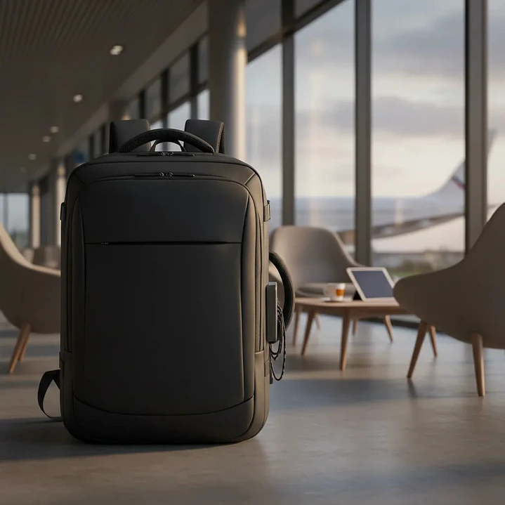 Mochila Maleta Antirrobo Impermeable Expansible 38l Usb 3