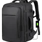 Mochila Maleta Antirrobo Impermeable Expansible 38l Usb - Miniatura 5