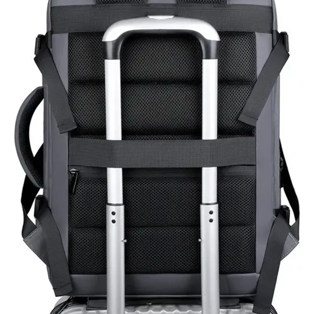 Mochila Maleta Antirrobo Impermeable Expansible 38l Usb 6