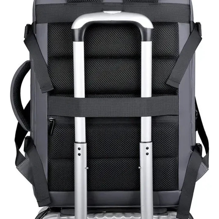 Mochila Maleta Antirrobo Impermeable Expansible 38l Usb 6