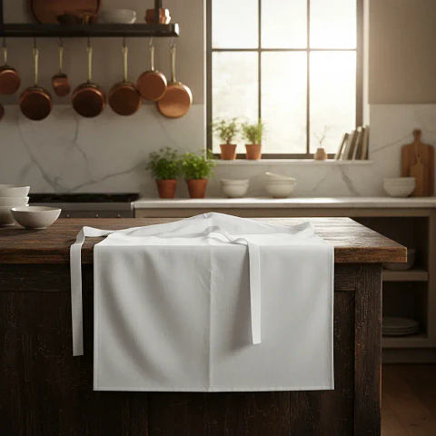 Pack X 4 Pechera Blanca Cocina Gastronomia Con Bolsillo