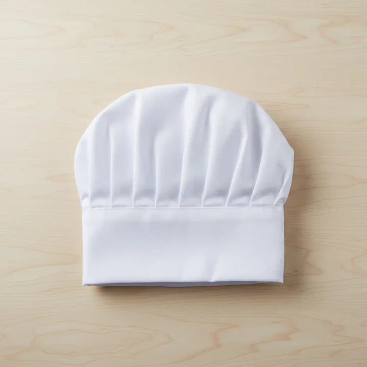 Pack 5 Gorros De Chef Tipo Champiñón Blanco 6