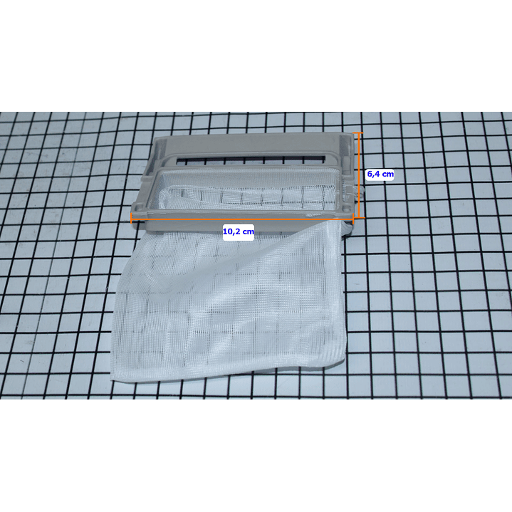Filtro Atrapamotas grande Malla Genérico Lavadora LG 5231FA2239N - X TCR440010 1