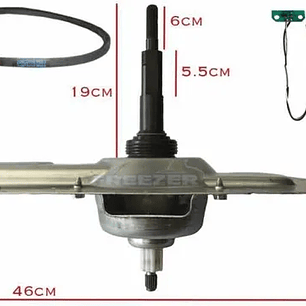 Transmision lav mabe Flotador Banda Y Sensor De Peso CR441420