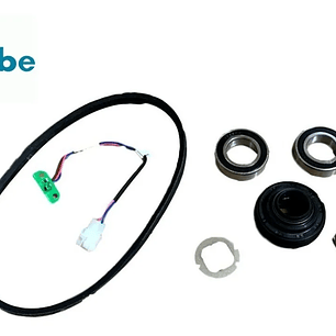 sensor sello baleros bandas y tuerca lavadora mabe CR441421