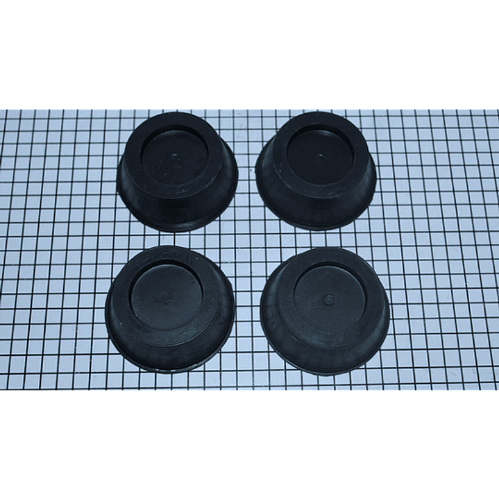 Bases Negras Universal Lavadora Pack 4 Unid TCR440014 1