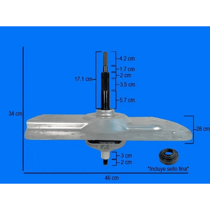 Transmision Flotador Mabe GE Centrales Easy CR449635 4