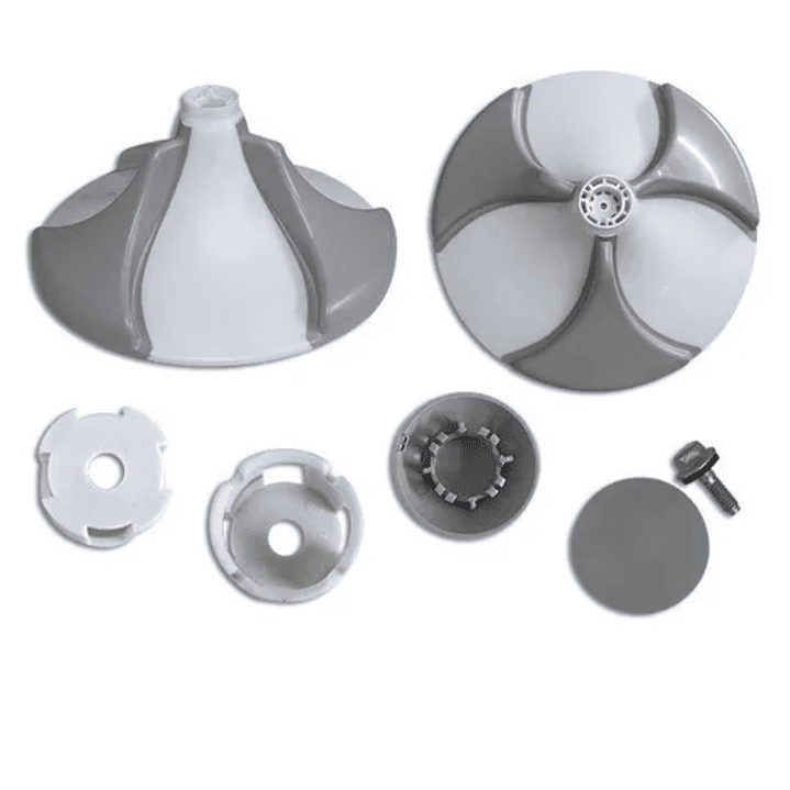 Agitador Aquasaver Helicoidal Volcan 37 cm Lavadora Mabe 253C1156G001 WW03A00157 CR440540 1