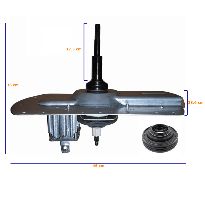Transmisión Centro Lavado Lavadora Centrales General Electric Mabe, Easy  189D5234G003 CR441105 1