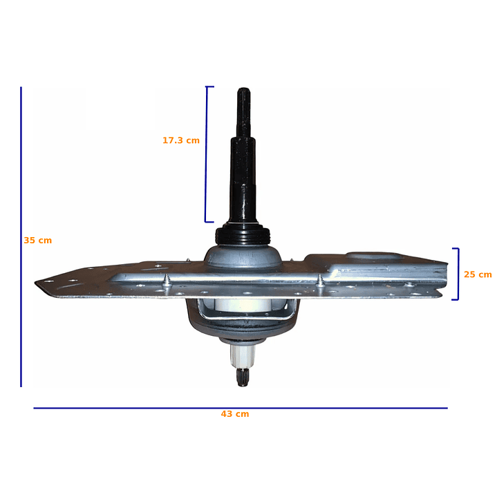 Transmisión Lata Angosta Flotador Lavadora Centrales General Electric Mabe, Easy 189D3593G002 CR440185 1
