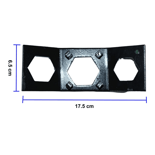 Llave 3 huecos Lavadora Kraken CR440191