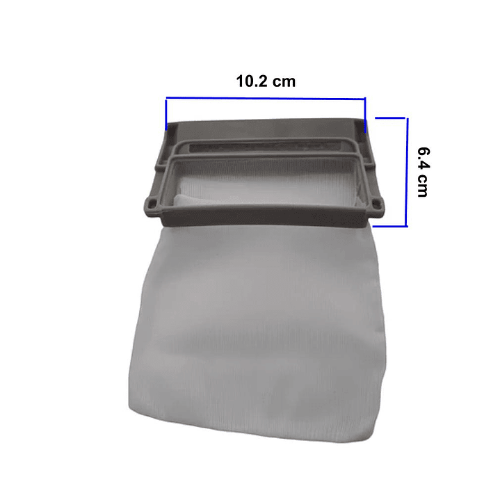 Filtro Atrapamotas grande Malla Lavadora LG 5231FA2239N9 CR440022 | Repuestos para lavadora 2