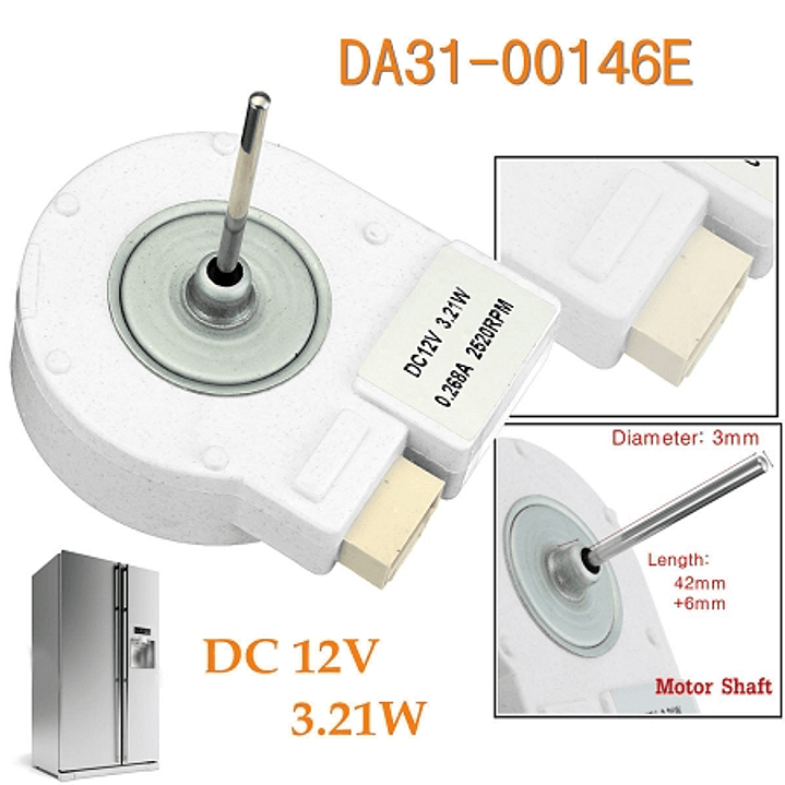 Motor Ventilador Nevera Samsung CR440791 1