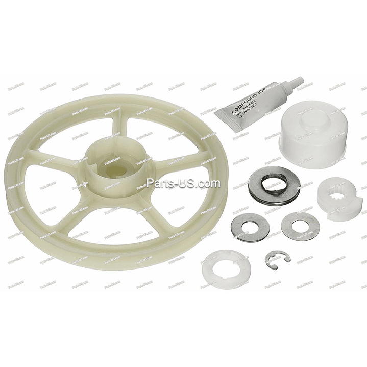 POLEA TRANSMISION CON ELEVADOR Y BALERO MOD SUST. 12001797353457, 353455, 352683, 352441, 352439... MAYTAG CR442108 1