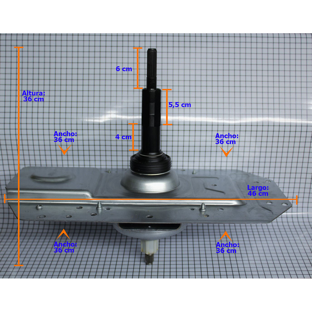 TRANSMISIÓN LATA ANGOSTA FLOTADOR LAVADORA MABE 189D3593G002 CKD91142 1