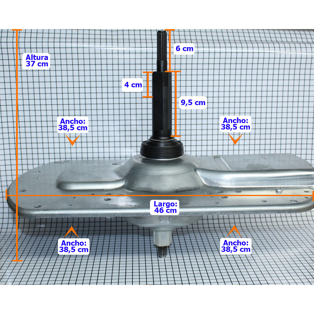 TRANSMISION AQUASAVER LAVADORA MABE 189D5404G002 1