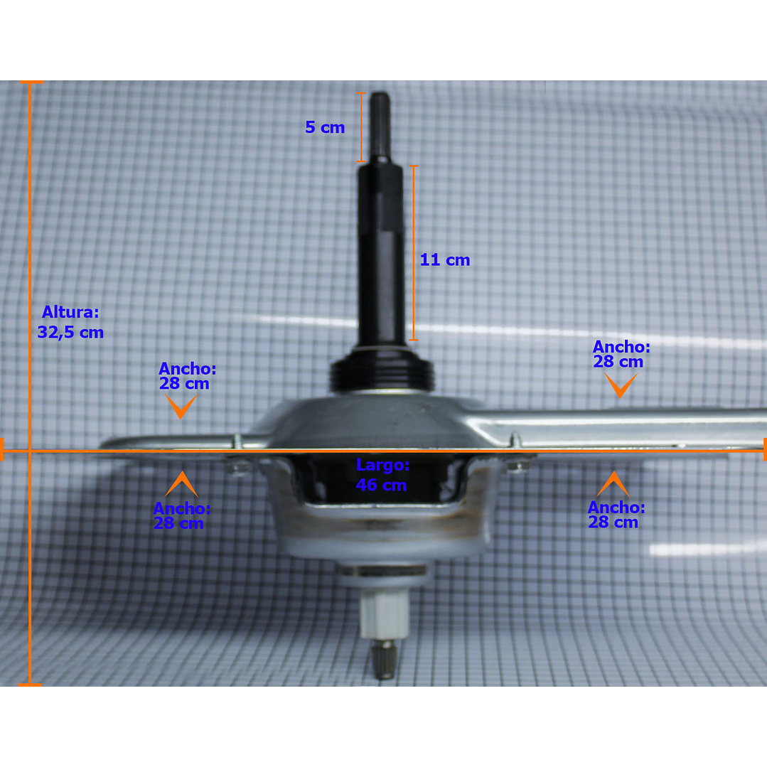 TRANSMISIÓN LAVADORA MABE AMAZONAS 189D3187G002  1