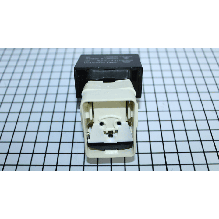 Relay Integrado 12Mfd Capacitor 1/8 - 1/4 Nevera Mabe XREL055 CR440865 2