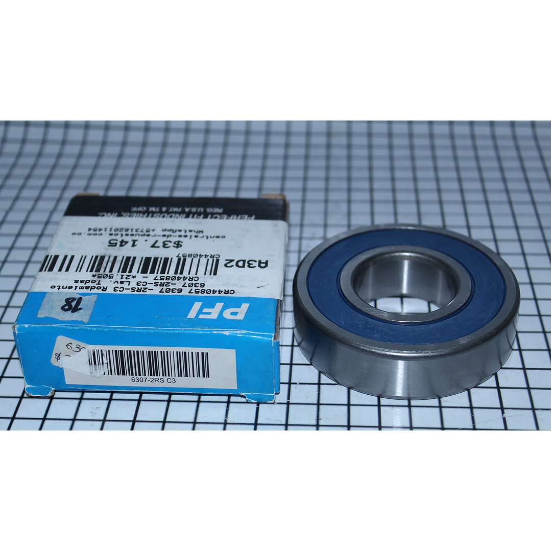 Rodamiento 6307 -2RS-C3 PFI Bearing Lavadora CR440857 2