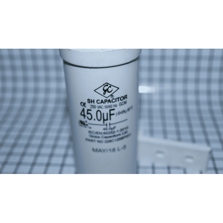 Capacitor 45.0 Mfd Lavadora Mabe WH12X10513 CR440313 4
