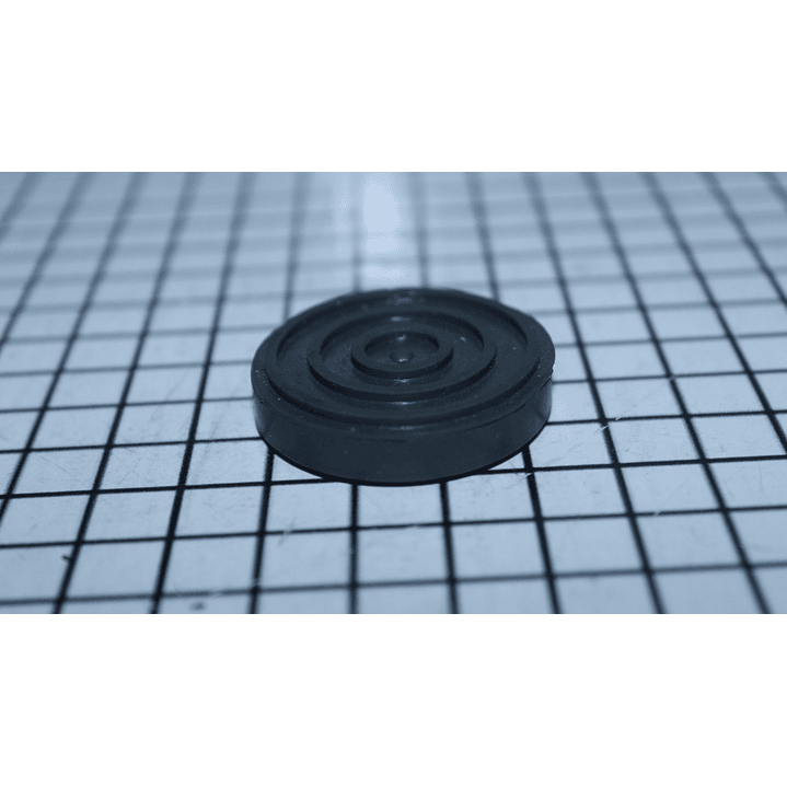 Cubierta tornillo / Caucho Gris Nivelador Pata o Tornillo Lavadora Mabe CR440119 | repuestos para lavadora 1