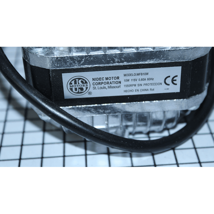 Motor Ventilador 10W Nidec Nevera Universal MFB10W CR440983 4