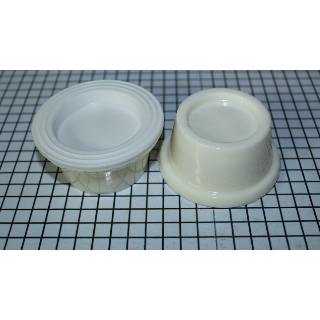 Juego de bases beige plásticas Lav Pack 4 Unid CR440922 2