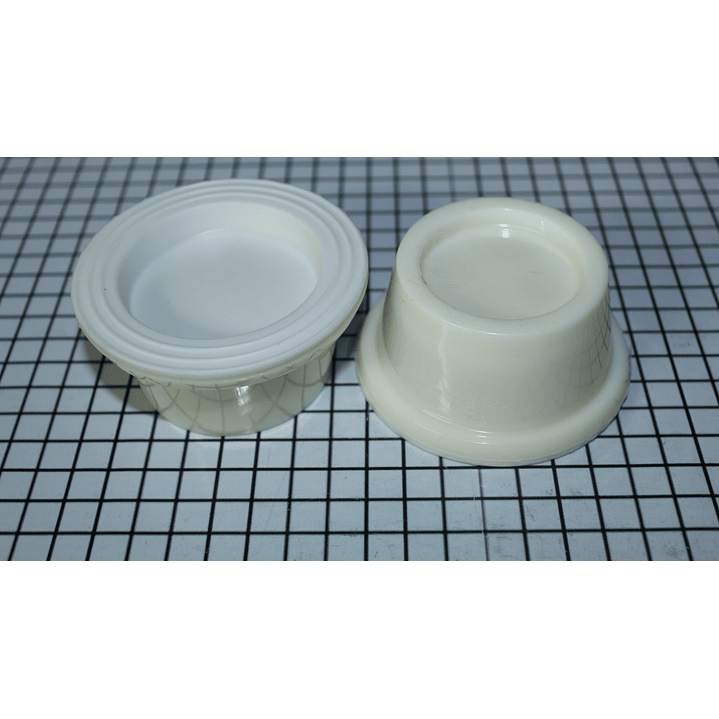 Juego de bases beige plásticas Lav Pack 4 Unid CR440922 2