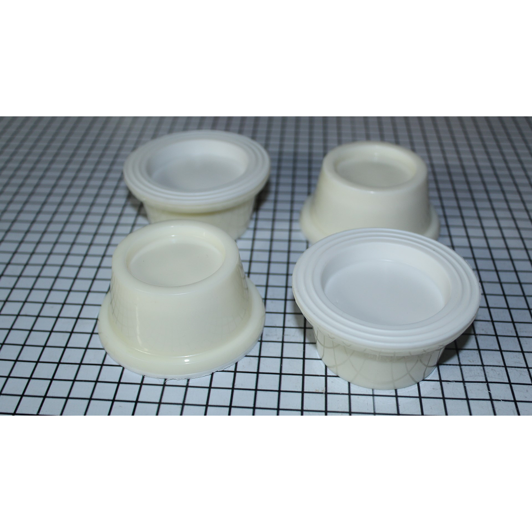 Juego de bases beige plásticas Lav Pack 4 Unid CR440922 3