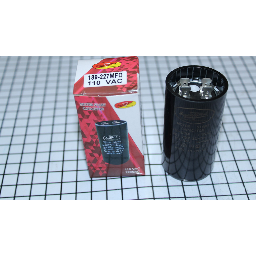 Capacitor arranque 189-227 Mfd Lavadora Whirlpool CR440824 | Repuestos para Lavadora 1